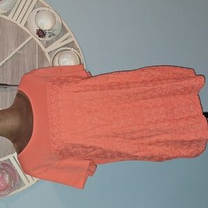 Croft & Barrow Vibrant Orange Tee